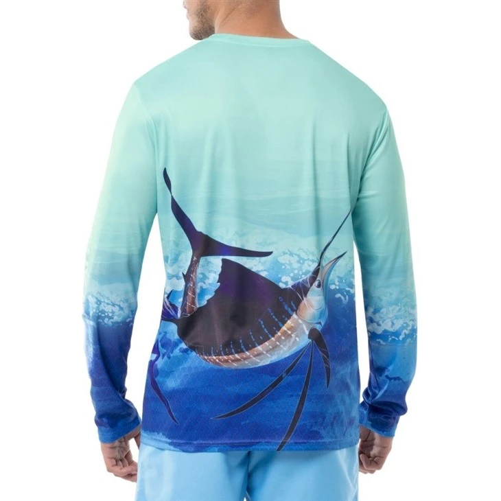 Oem Manufacturer Outdoor Hunting Upf 50 Anti-bacterial Moisture Wicking Long Sleeve Hooded Fishing Shirt