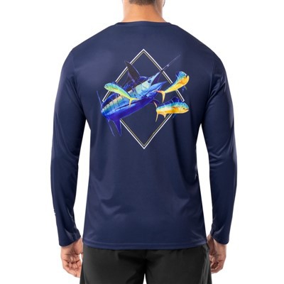 Camicia da pesca a maniche lunghe rinfrescante traspirante anti-uv da campeggio all'aperto diretta in fabbrica